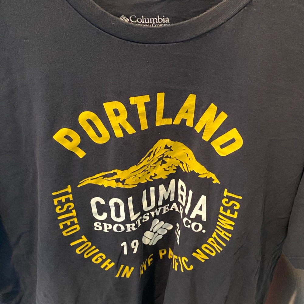 Mens grey ‘Portland’ basic tee- Columbia XXL